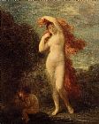 Henri Fantin-latour Canvas Paintings - Venus and Cupid